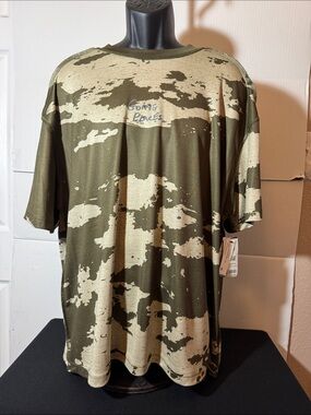 Cross Eyed Moose Classic Olive Camouflage Short Sleeve Tee - Going Places